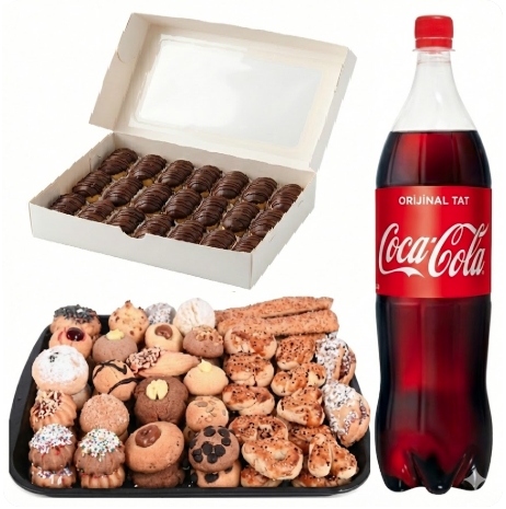 1 kg Kuru Pasta Dahil Ekler Menüsü