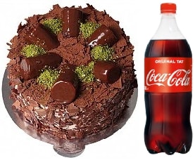 4-6 Kişilik Çikolatalı Muzlu Pasta Özel Gün