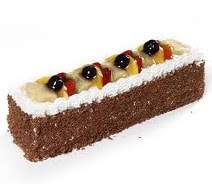 Sıcak Servis Tavsiyeli 4-6 Kişilik Karışık Meyveli Baton Yaş Pasta